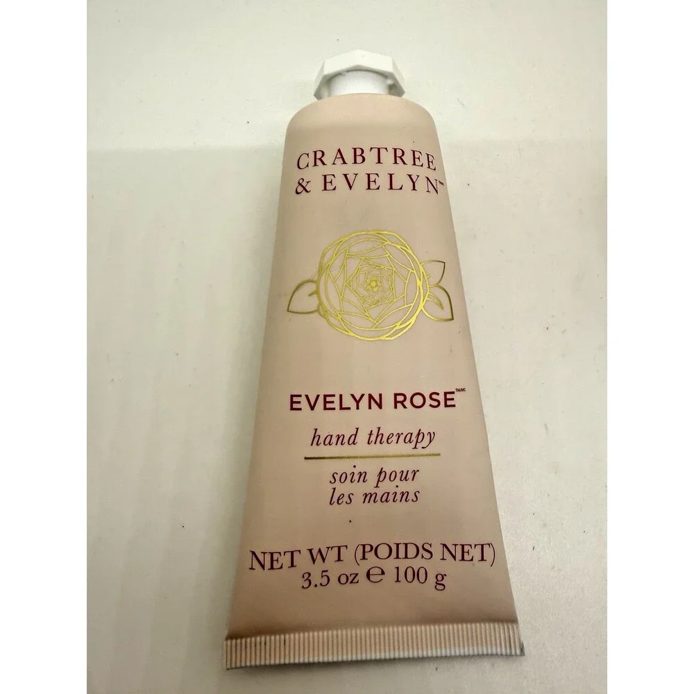 Crabtree & Evelyn Evelyn Rose‎ Hand Therapy 3.5oz 100g Sealed NEW W/Shea Butter